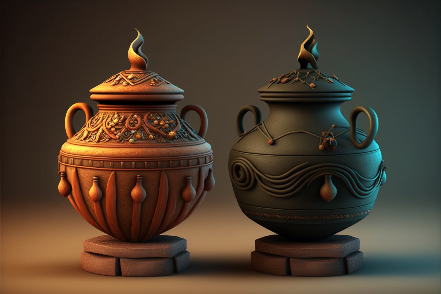 The Two Pots
