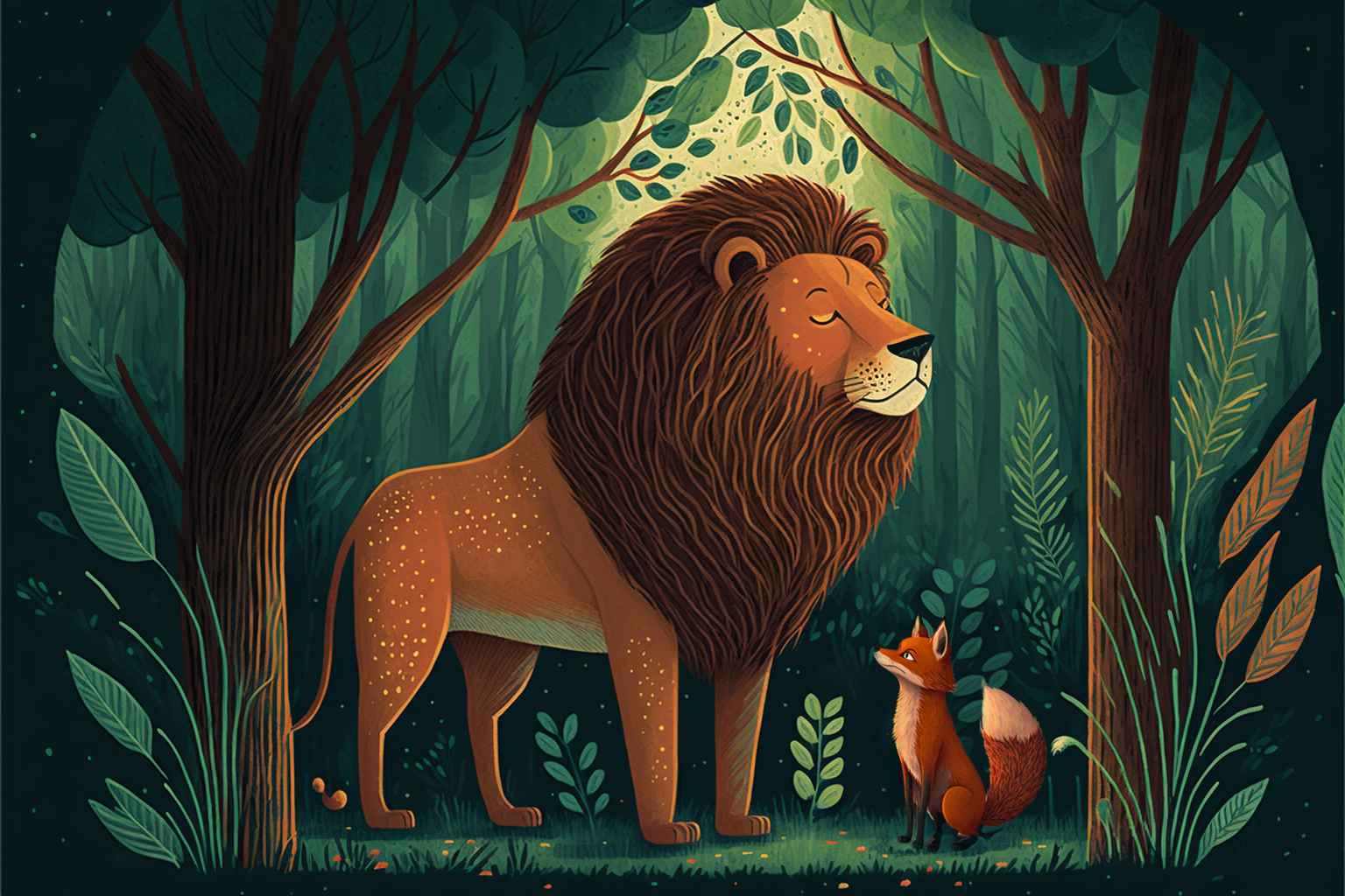 The Fox and the Lion