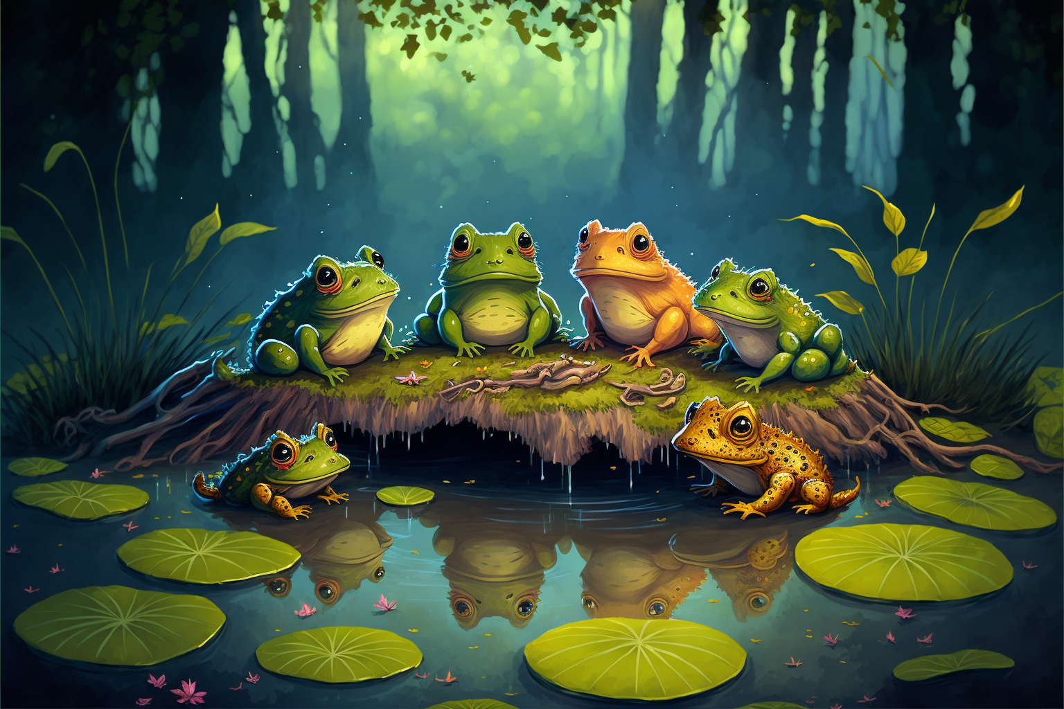 The Frogs Who Wished for a King