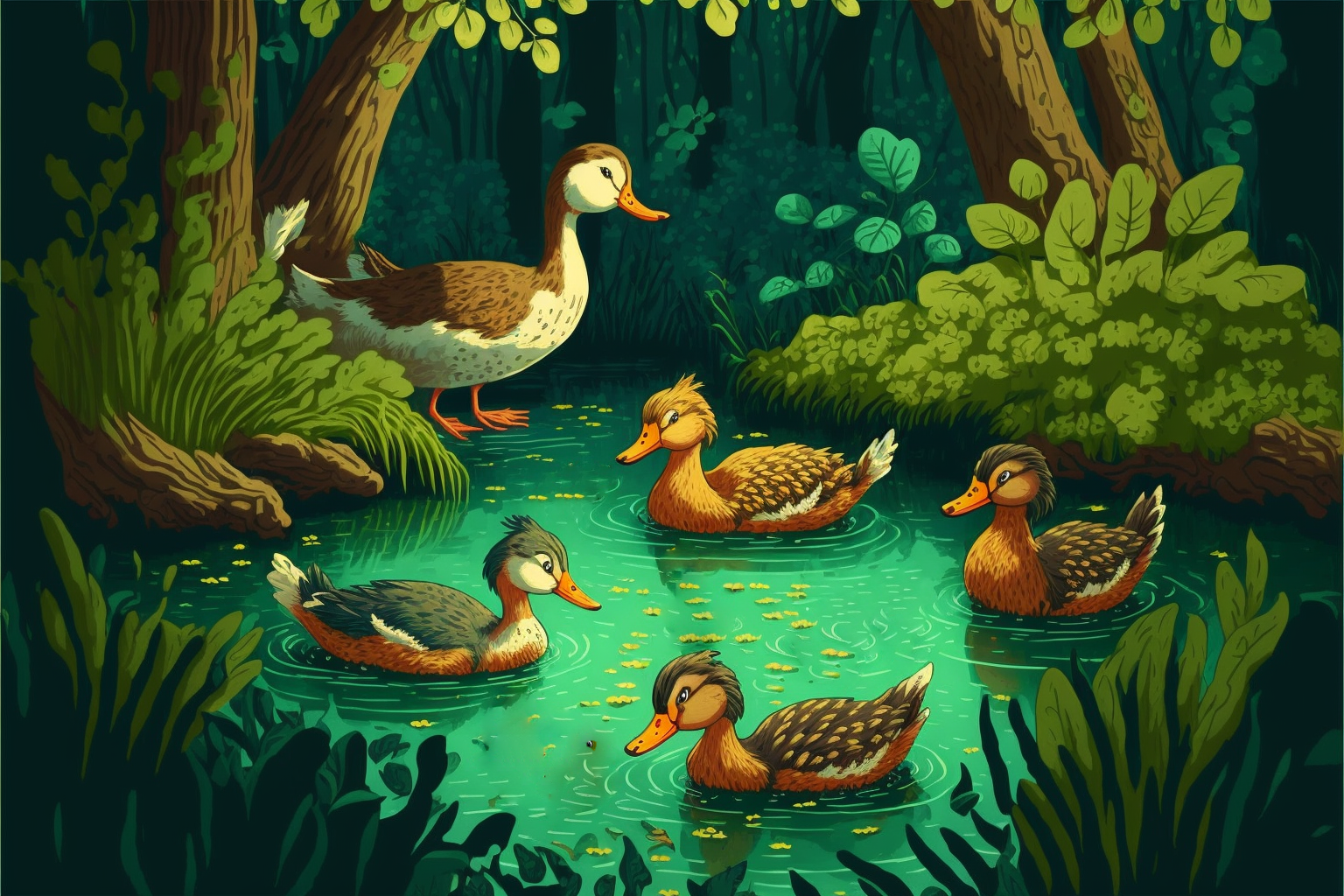 The Tortoise and the Ducks