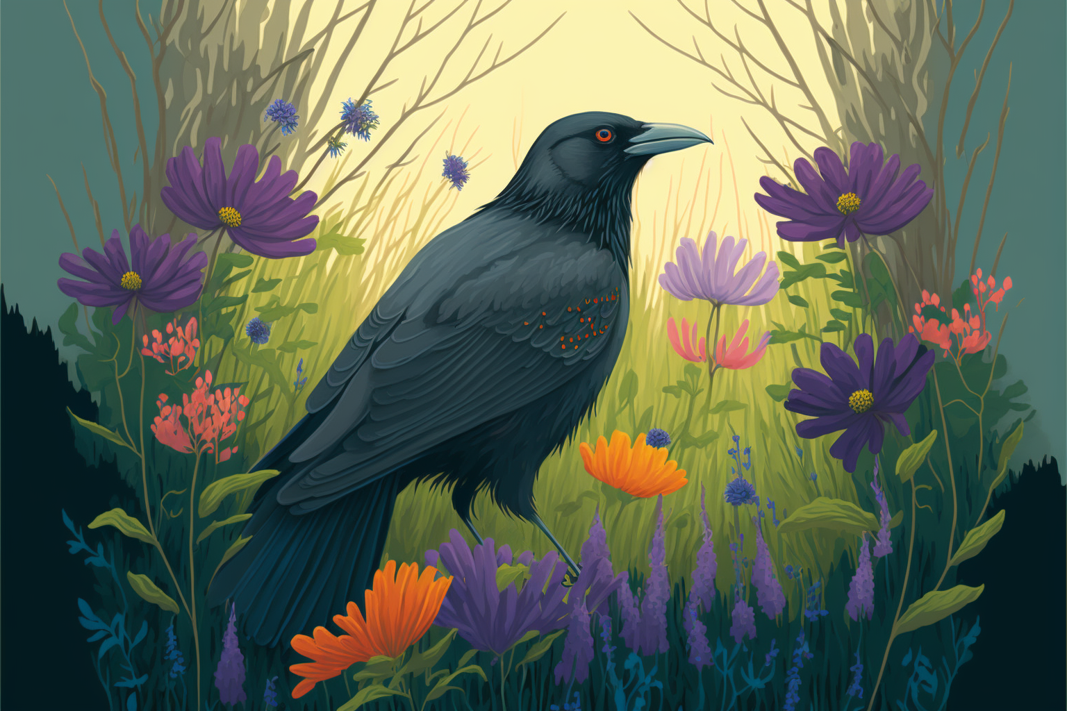 The Vain JackDaw and his Borrowed Feathers