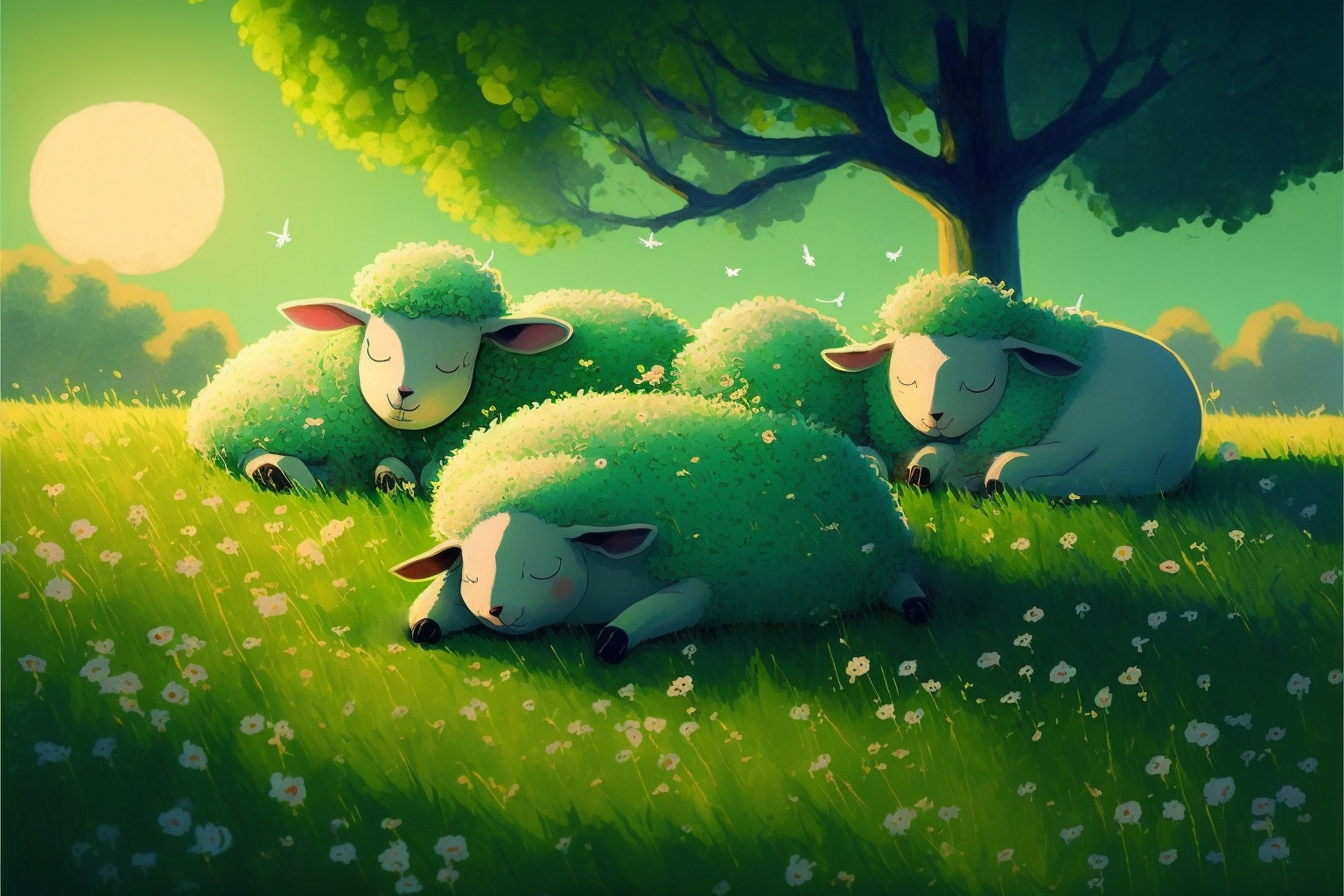 The Sleepy Sheep's Storytime