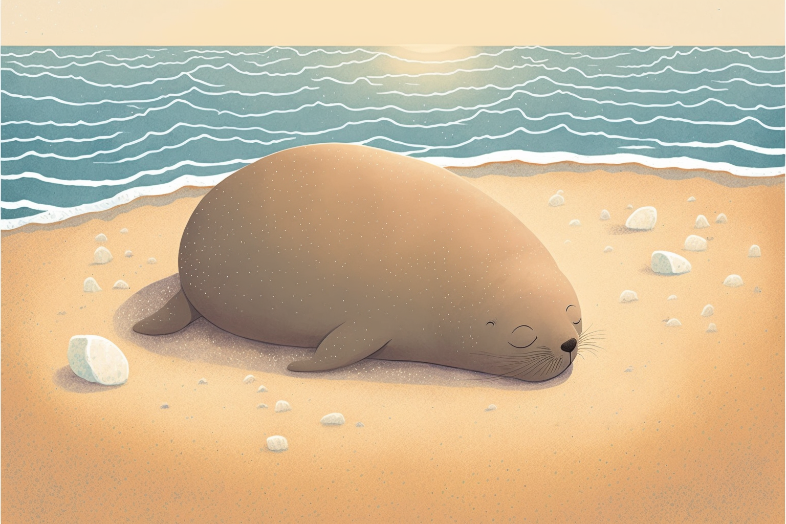 The Snoozing Seal's Slumber