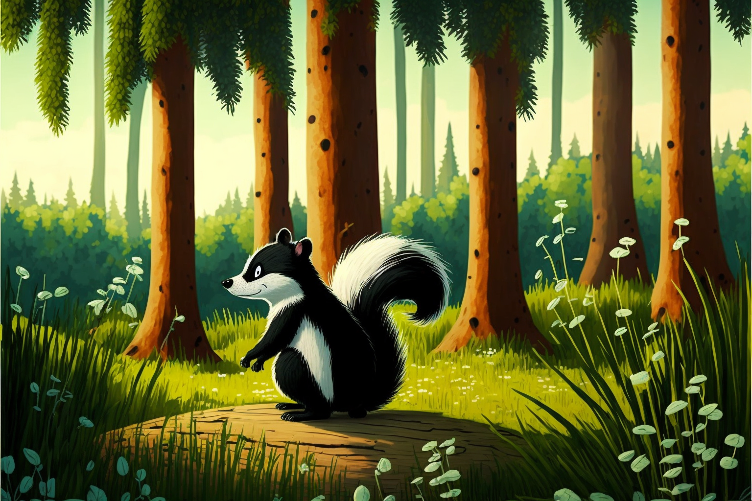 The Story of Snuffles, A little Skunk.