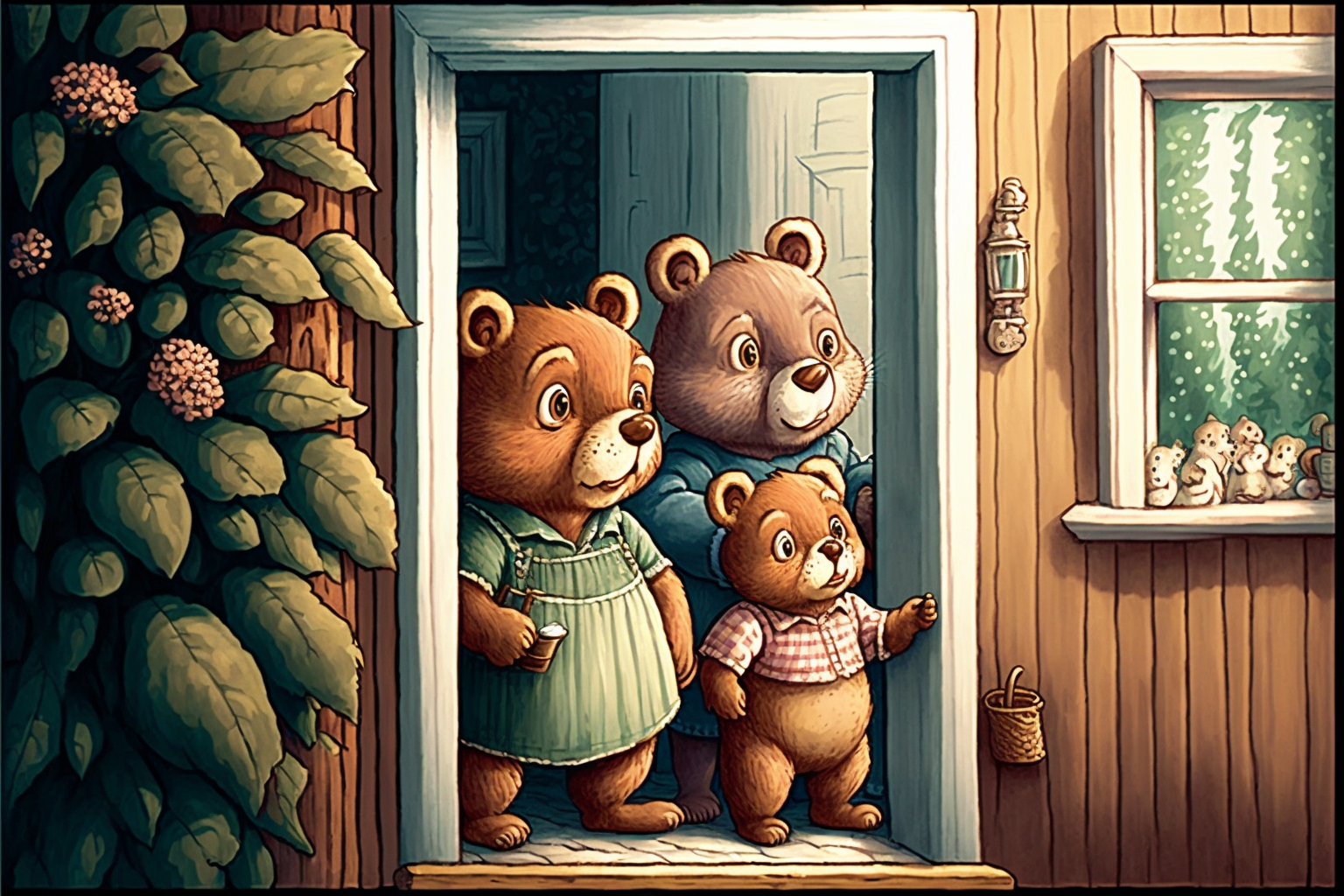 The Three Bears And A Little Girl