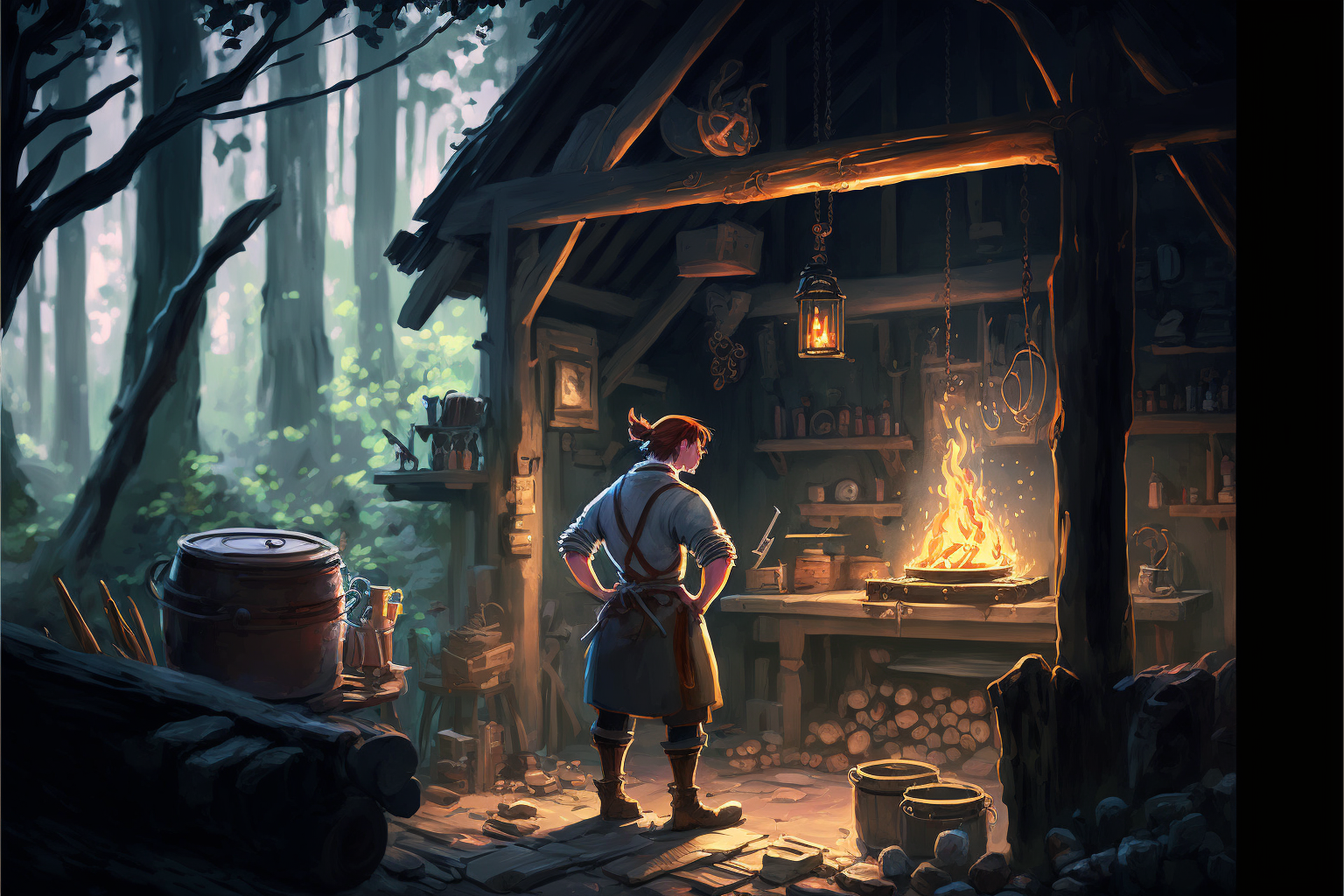 The Blacksmith's Blade: A Story of Kindness and Friendship