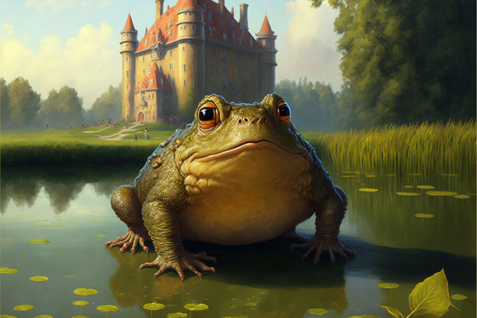 The Giant Toad's Envy: A Folk Tale of Self-Acceptance