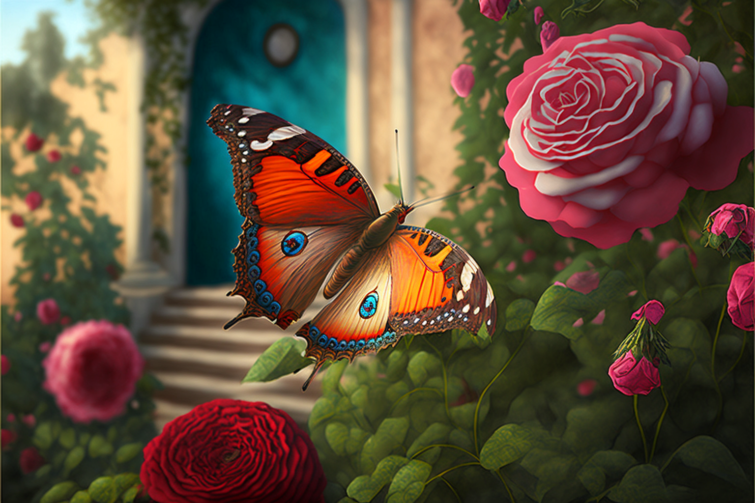 The Rose and the Butterfly
